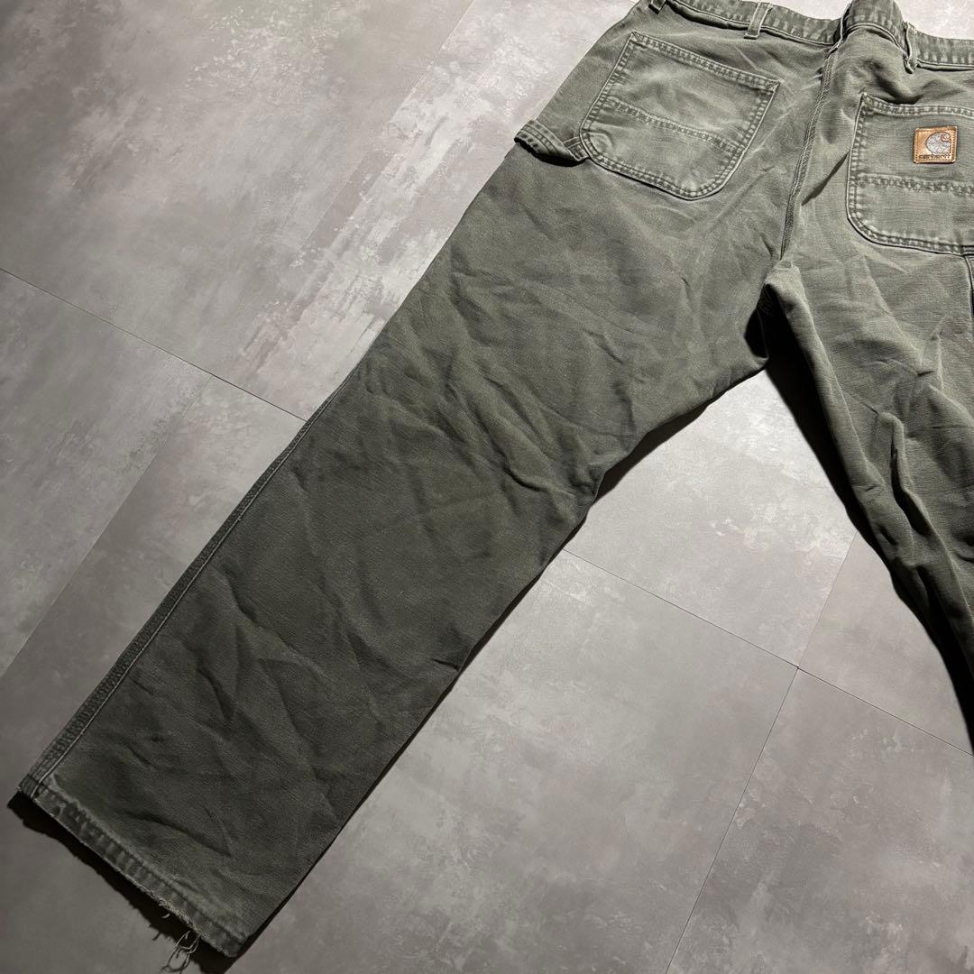 極太 90s カーハート carhartt ペインターパンツ　MOS USA製