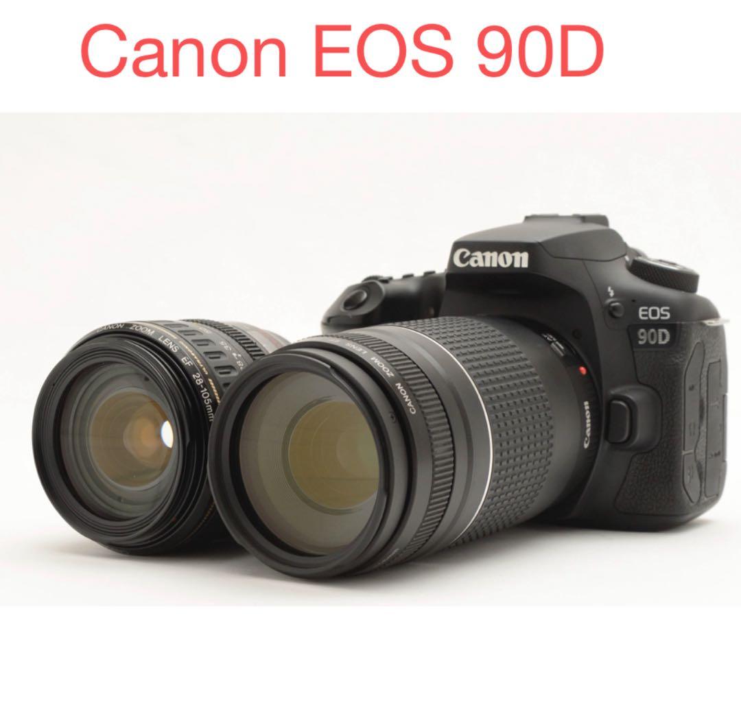 デジタル 一眼レフ カメラCanon EOS 90D標準&望遠ダブルレンズセット