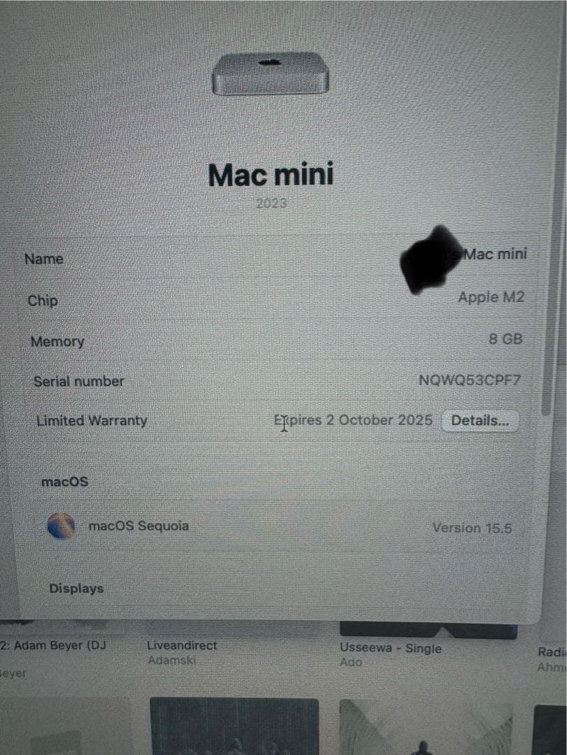 ミニPC Apple Mac Mini M2 2024 8GB 256GB