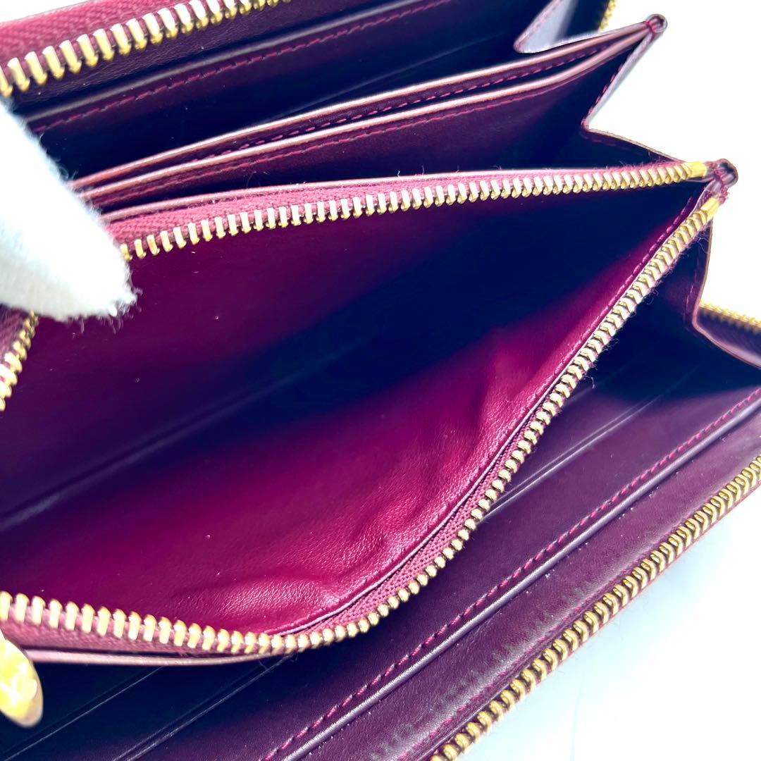 ルイヴィトン ヴェルニ ワイン ジッピーウォレット M93522