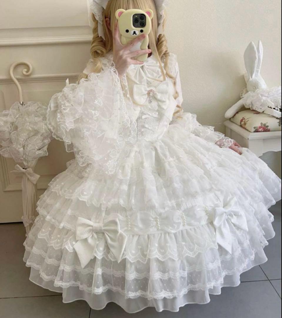 Dream Prologue　ロリータドレス　ジャンパースカート　ホワイト