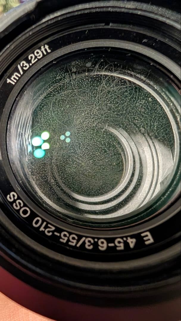 ソニーE 55-210mm OSS レンズ　sel55210 難あり