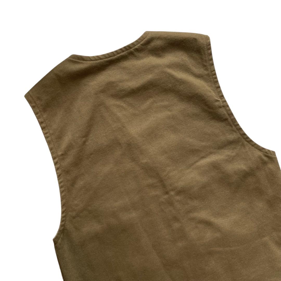 トップス carhartt canvas fleece lined work vest