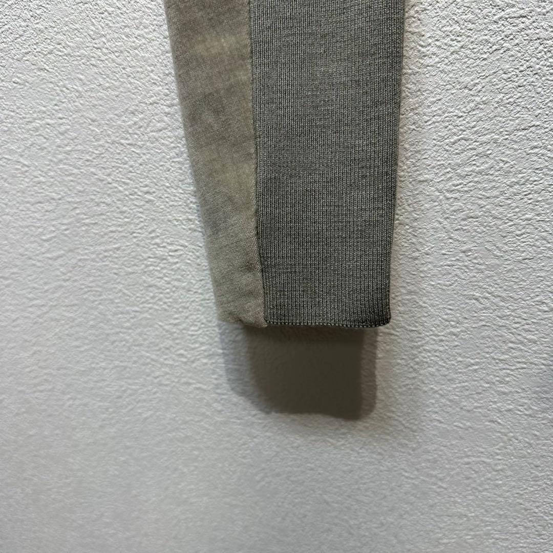 希少 リックオウエンス 上質 ベロア ニット ドッキング テーラードジャケット