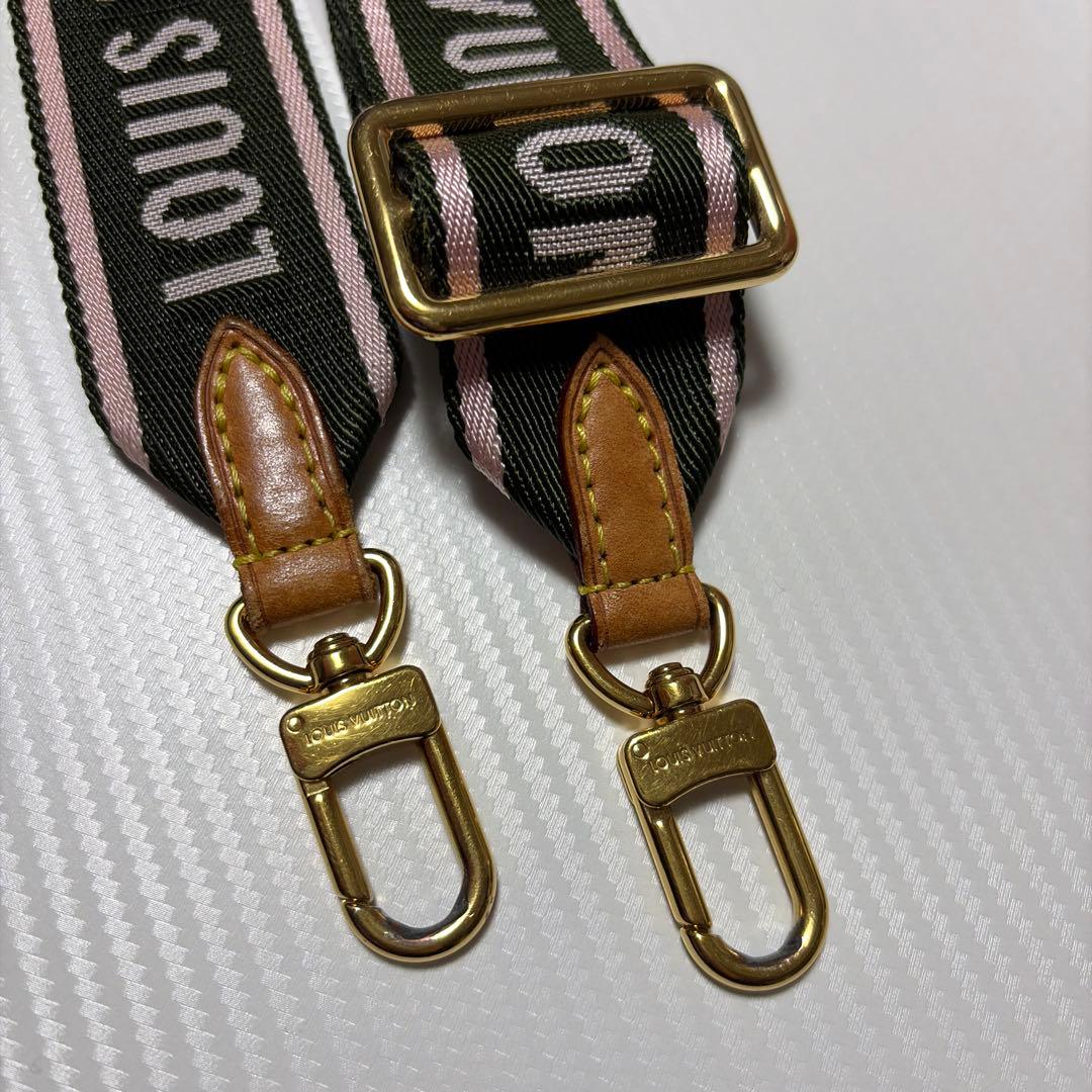 ヴィトン ストラップ ショルダー グリーン ピンク