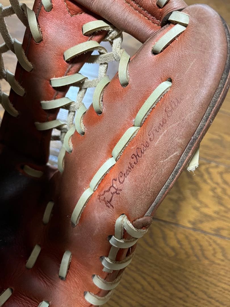 【紐全交換済】ミズノプロ軟式一般外野手用