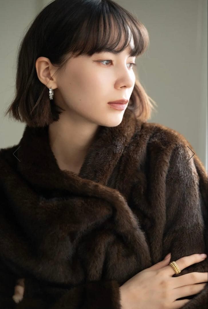 karry エコファー コート ブラウン 今期 新品未使用