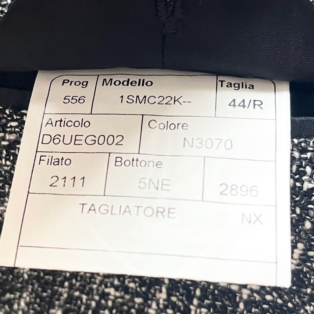 <美品>TAGLIATORE モノトーン コットン ジャケット サイズ44