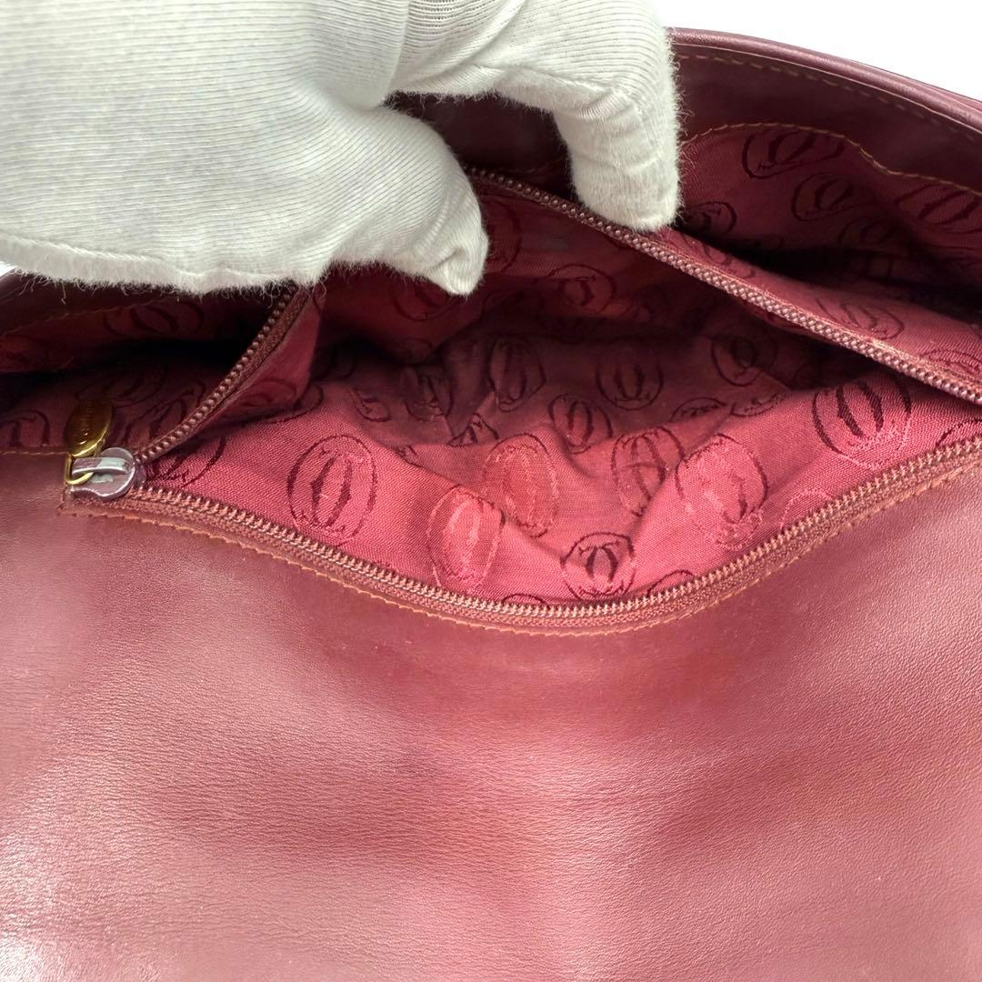 ✨良品✨Cartier カルティエ マストライン クラッチバッグ ボルドー