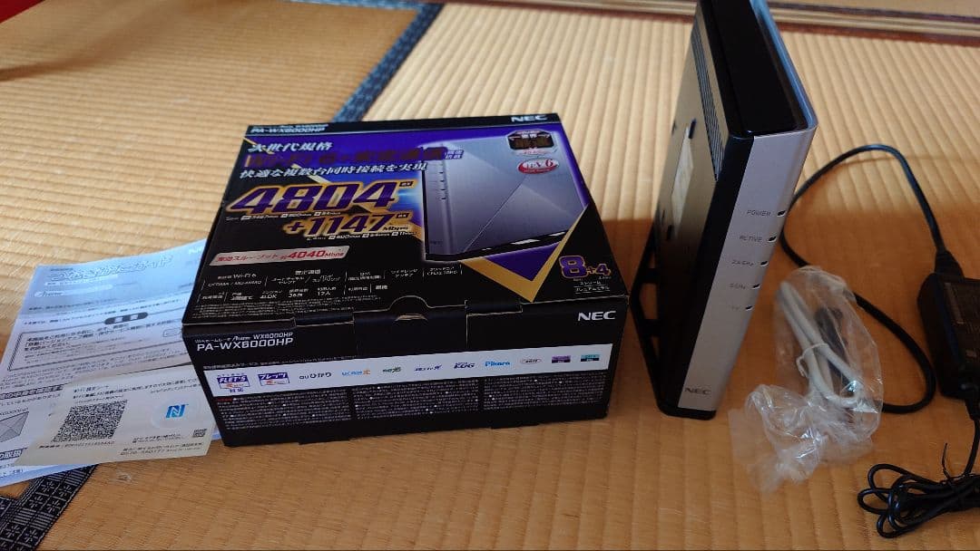 NEC PA-WX6000HP 無線LANルーター　SSさま分