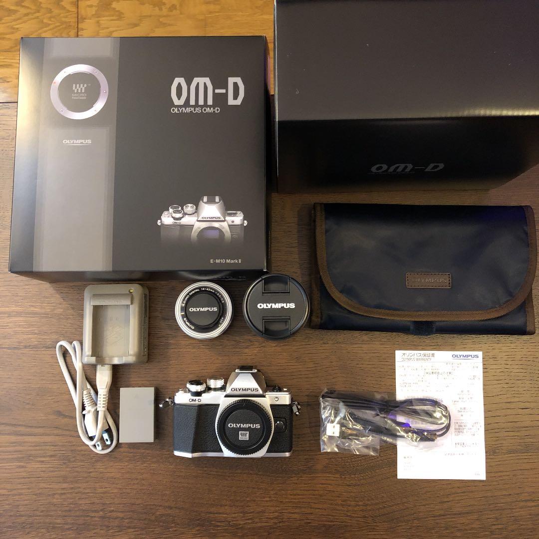 OM-D E-M10 Mark II EZダブルズームキット　シルバー
