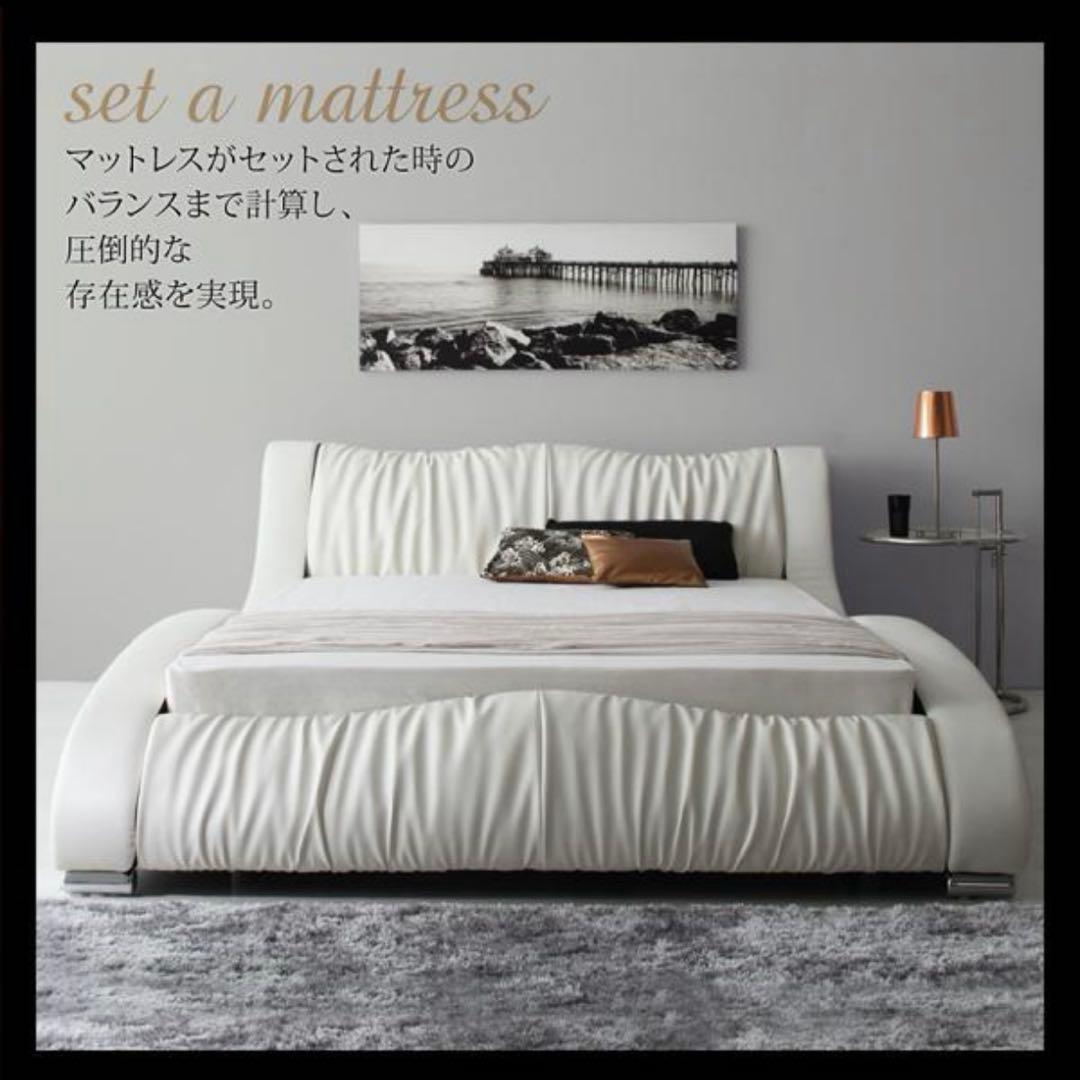 ベッドフレーム 黒 ダブル