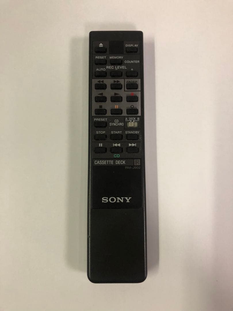 ソニー RM-J902 オーディオ カセットデッキ リモコン