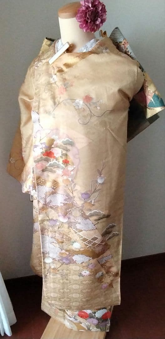 限定セール　1/22（木）まで！438.振袖7点セット 正絹　フルセット　成人式