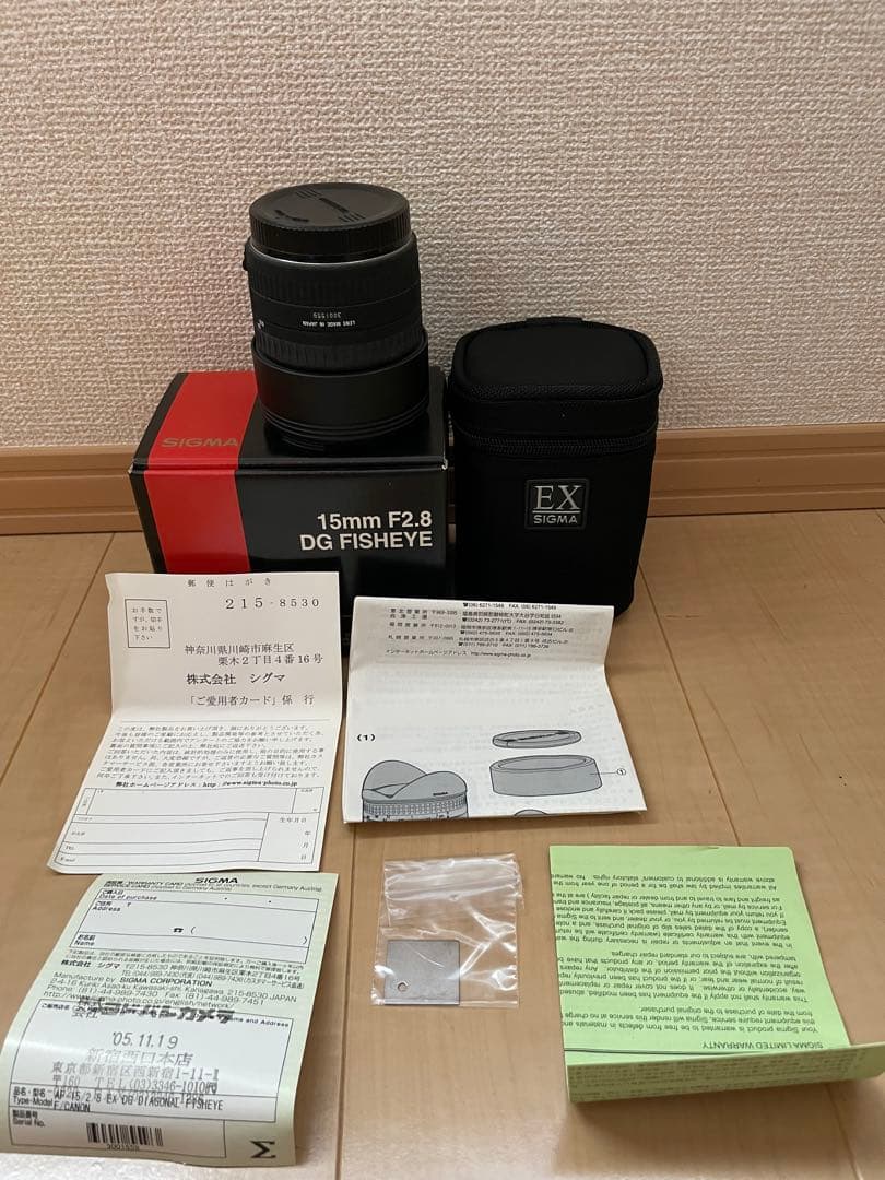 SIGMA 15mm F2.8 DG FISHEYE レンズ