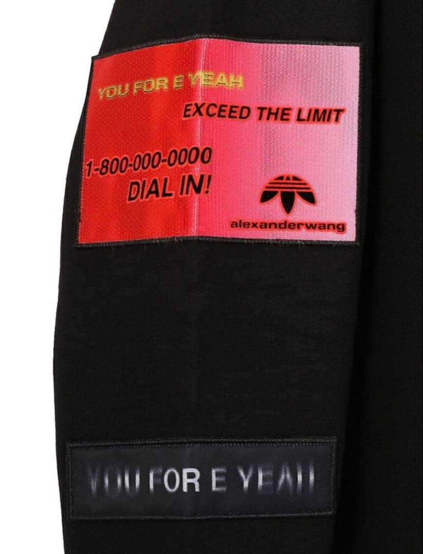 Adidas×AlexanderWangコラボ　ブラックスウェット　箱付き