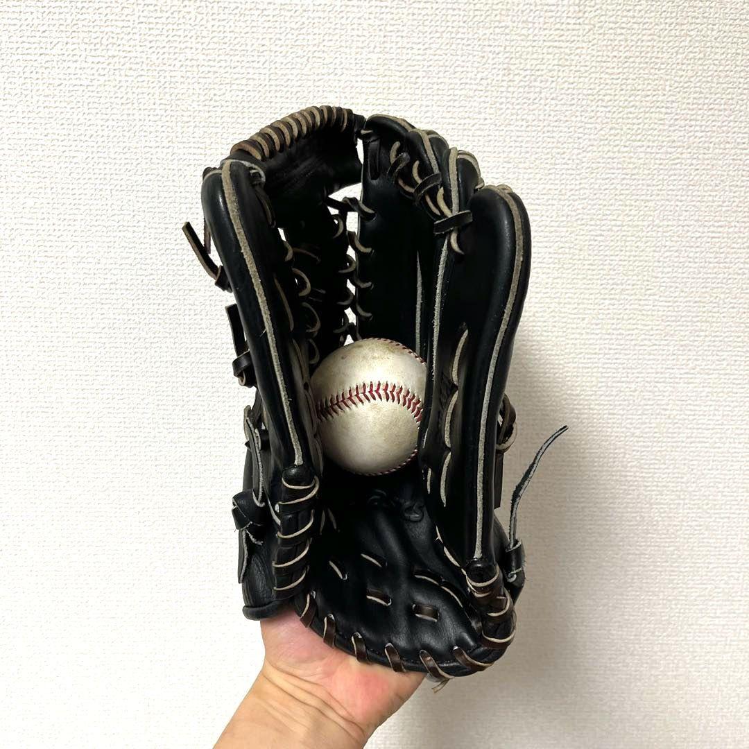 810 アシックス ゴールドステージ 型抜群 美品 即戦力 軟式 外野手グローブ