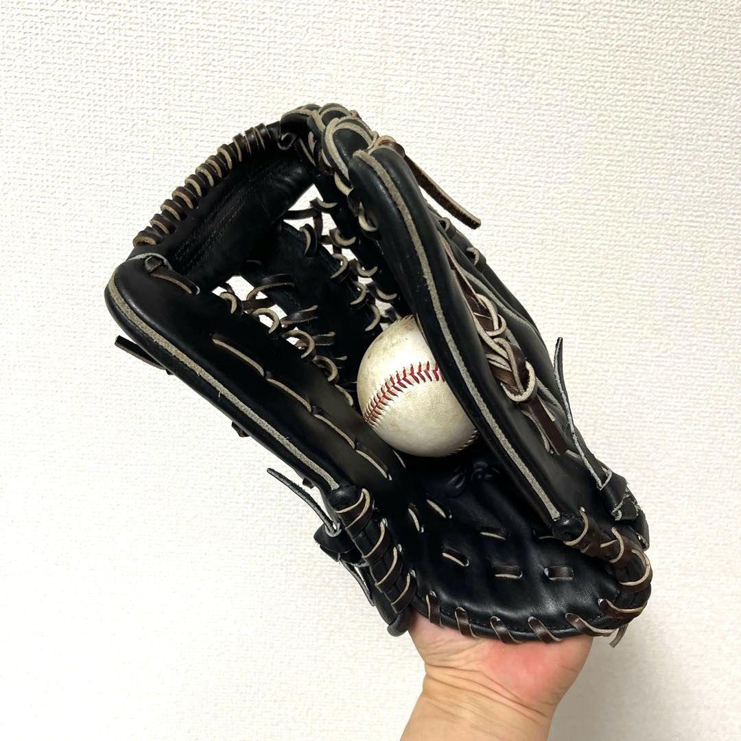 810 アシックス ゴールドステージ 型抜群 美品 即戦力 軟式 外野手グローブ