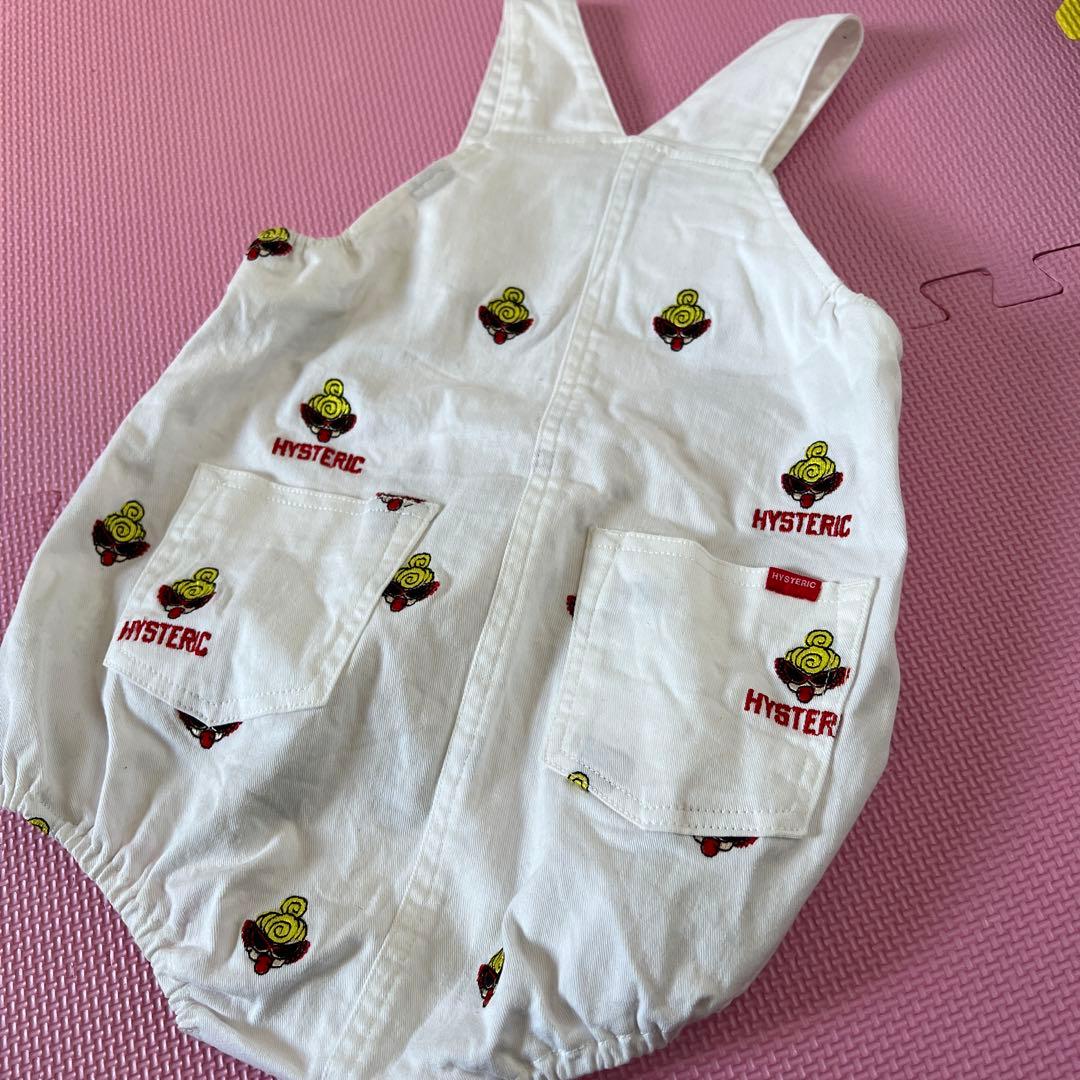 g*i様 ヒステリックミニ ヒスミニ だるまオール サロペット フェイス 刺繍