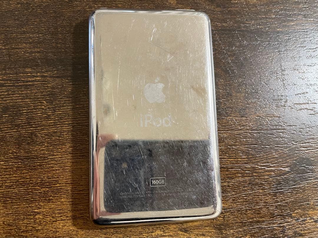 【動作確認済】iPod classic 160GB シルバー ※外装キズ・割れ有