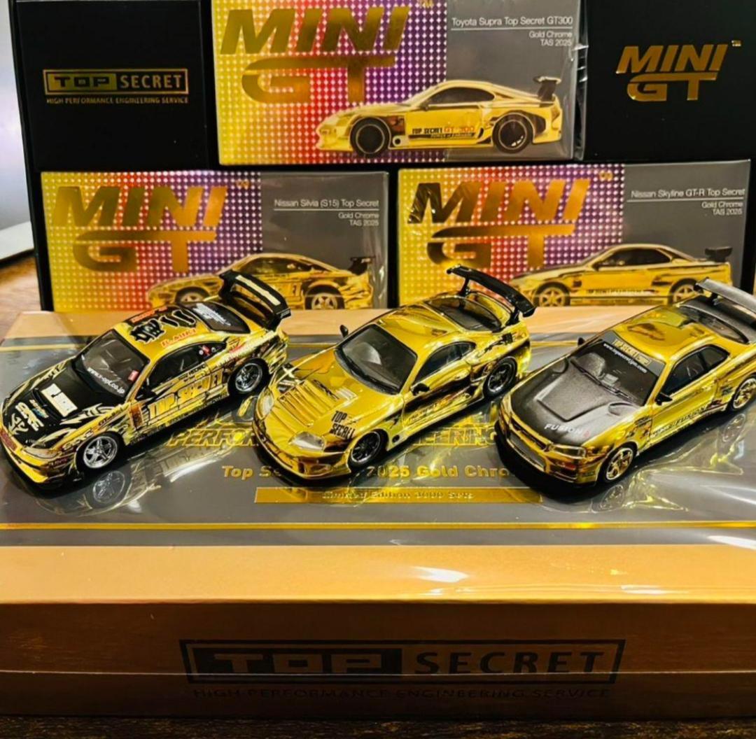 東京オートサロン2025 限定 miniGT ゴールドクロムトップシークレット