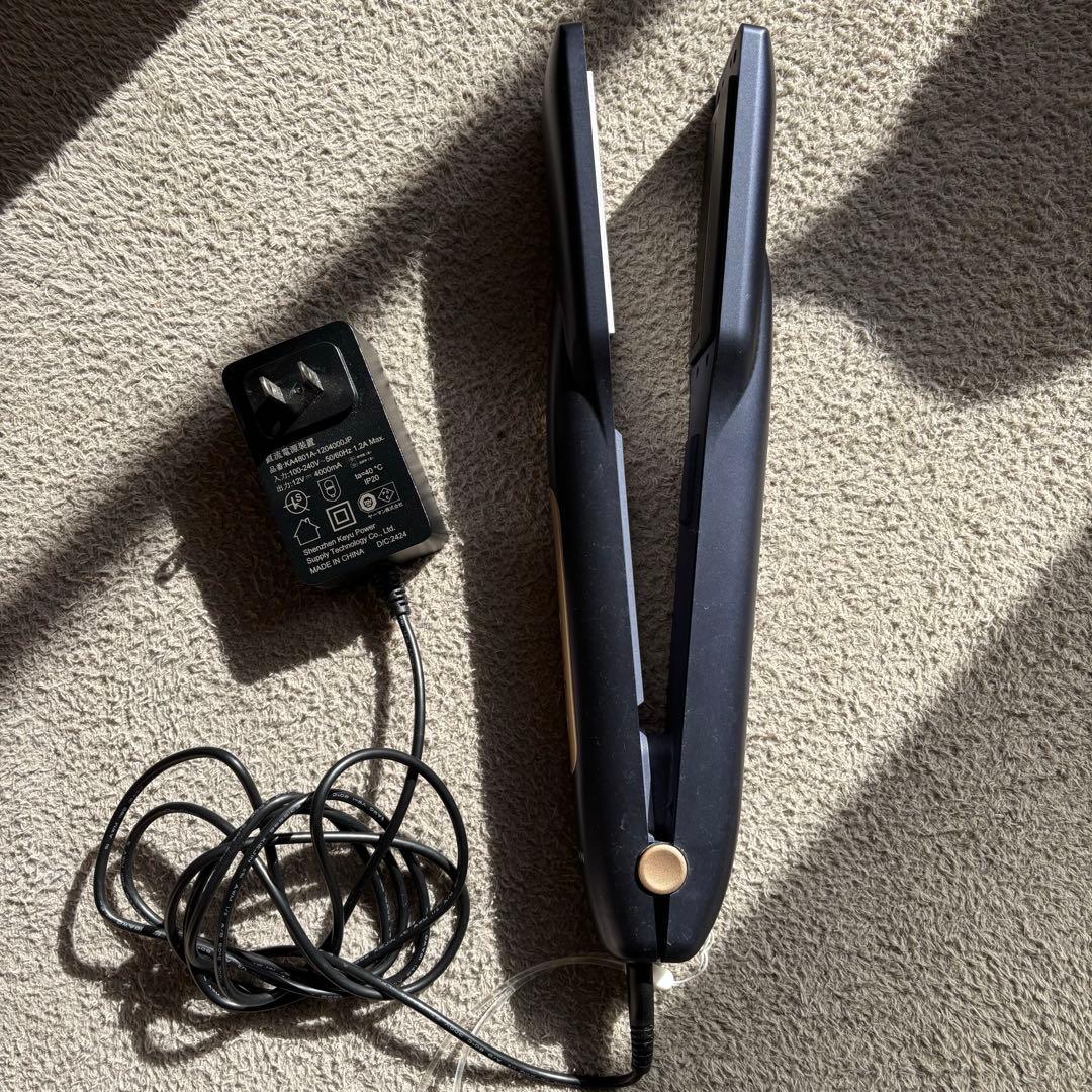 ヤーマン 超音波トリートメント ナイトリペアアイロン ネイビー YJHB4L