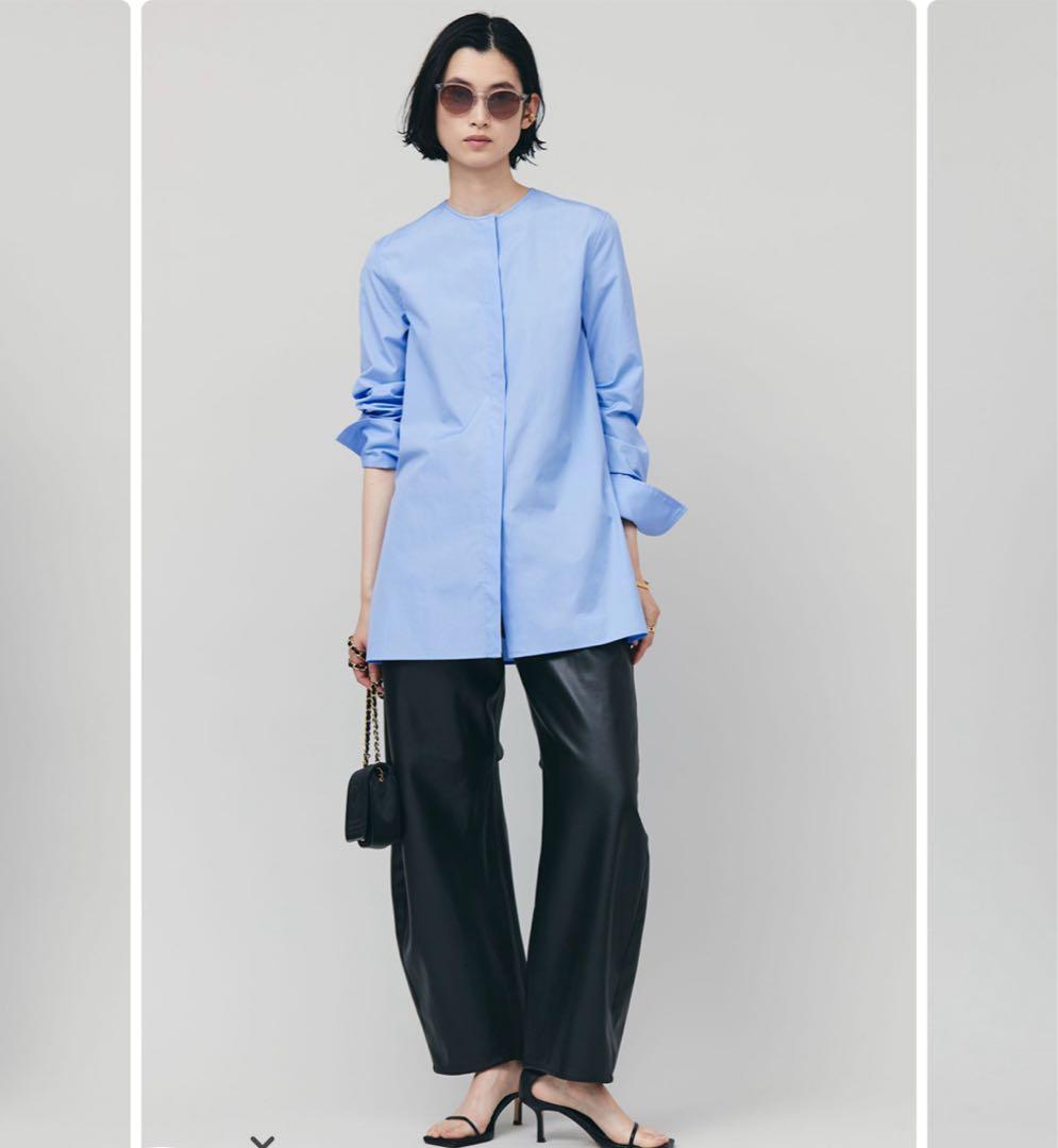 Curensology フェイクラムスキンカーヴィーパンツ