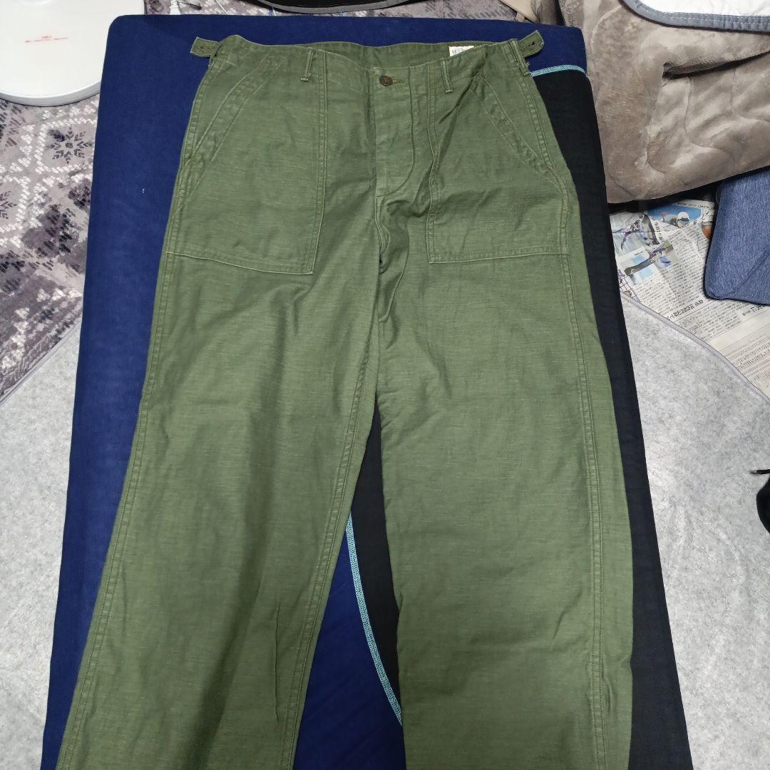 orSlow ファティーグパンツ オリーブグリーン M