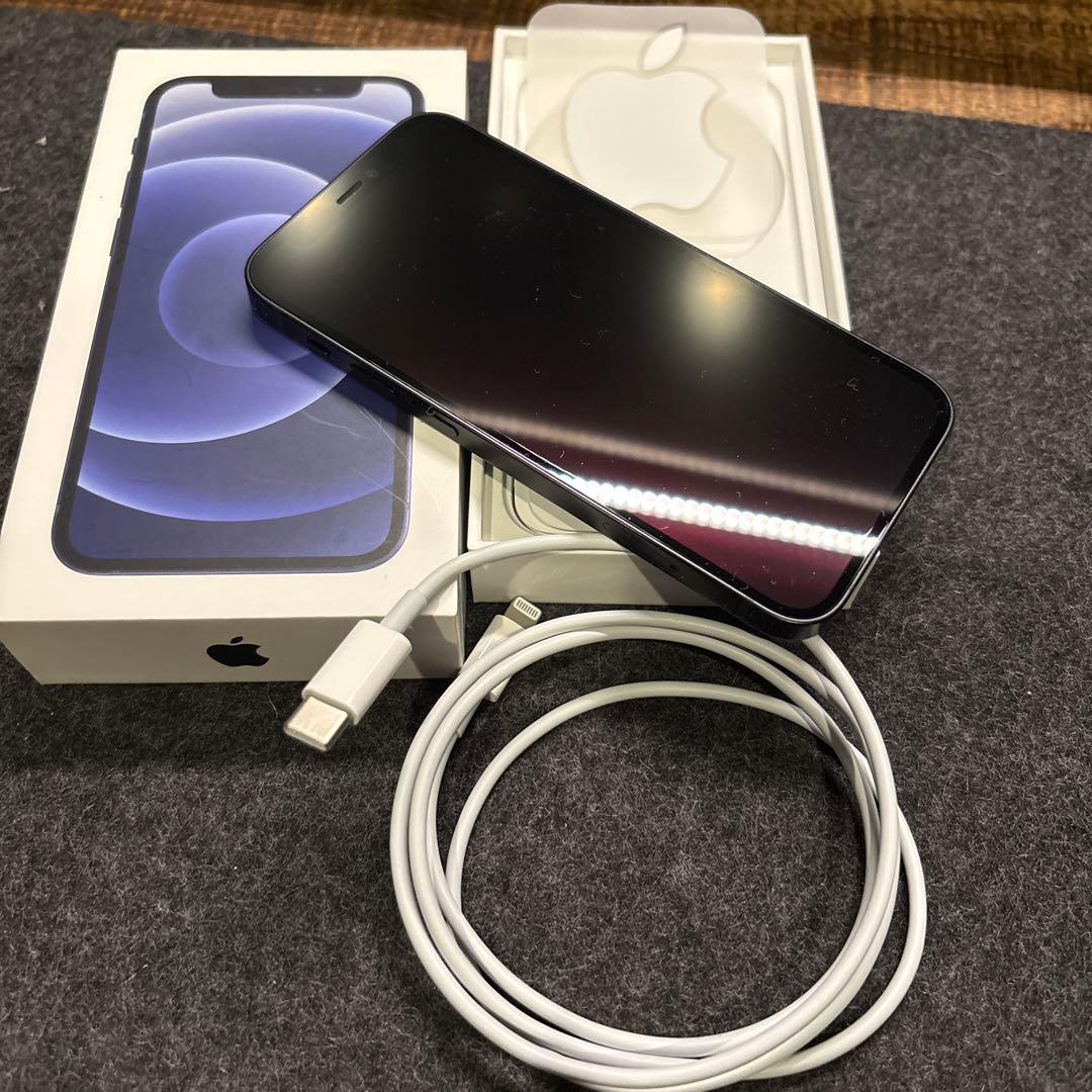 Apple iPhone 12 mini ブラック 本体　128g