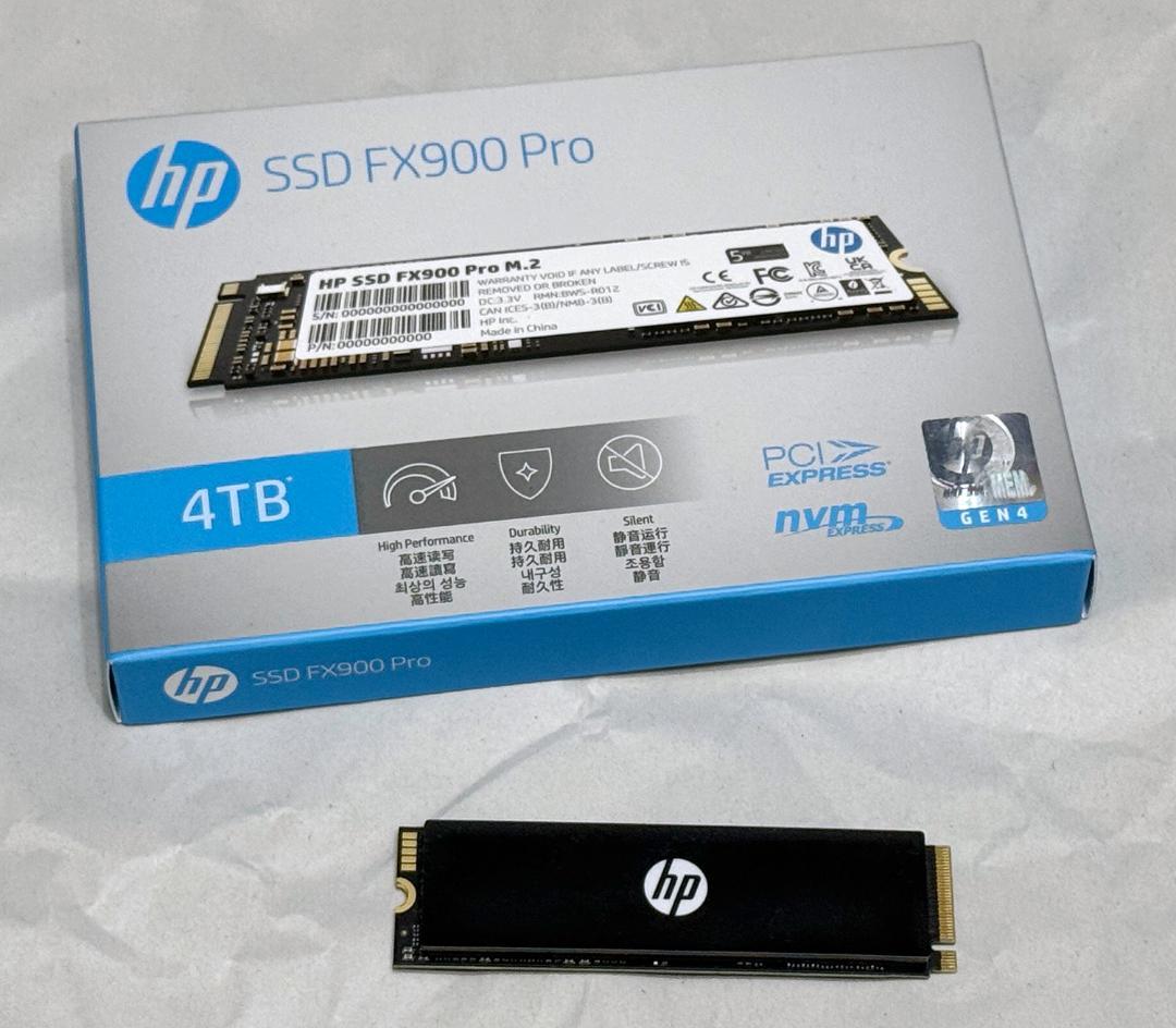 最終価格HP SSD FX900 Pro★M.2★4TB★読込7400MB/s