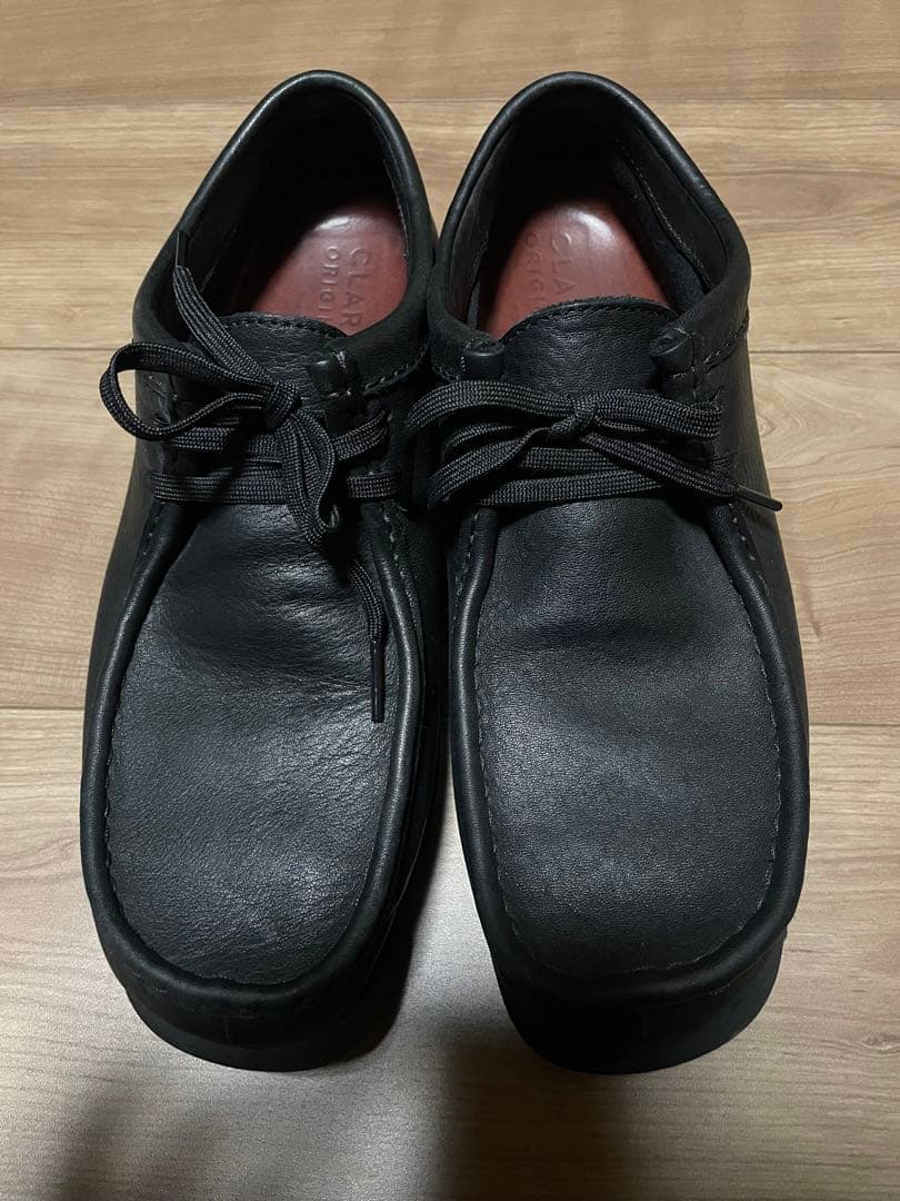 Clarks Wallabee gore tex レザー