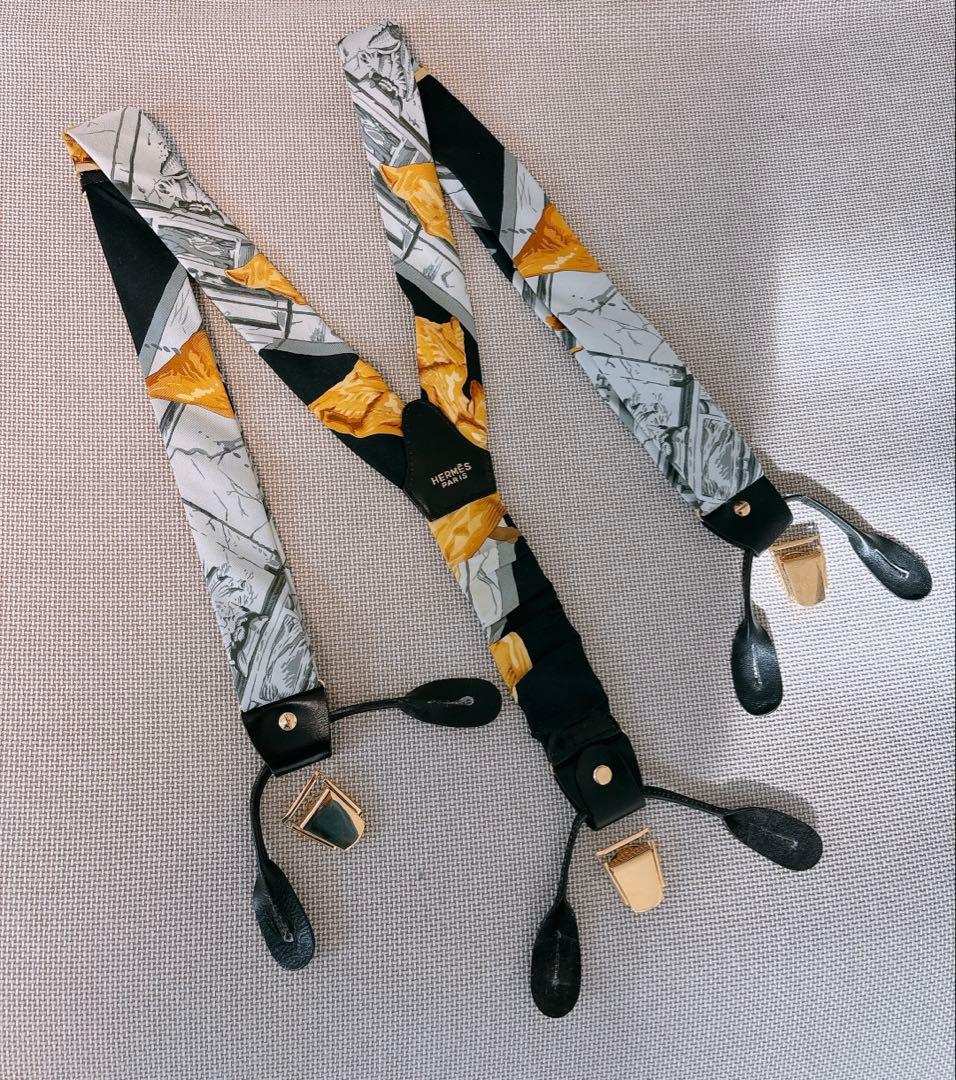 inferno 　HERMÈS エルメス▶︎サスペンダー◀︎美品