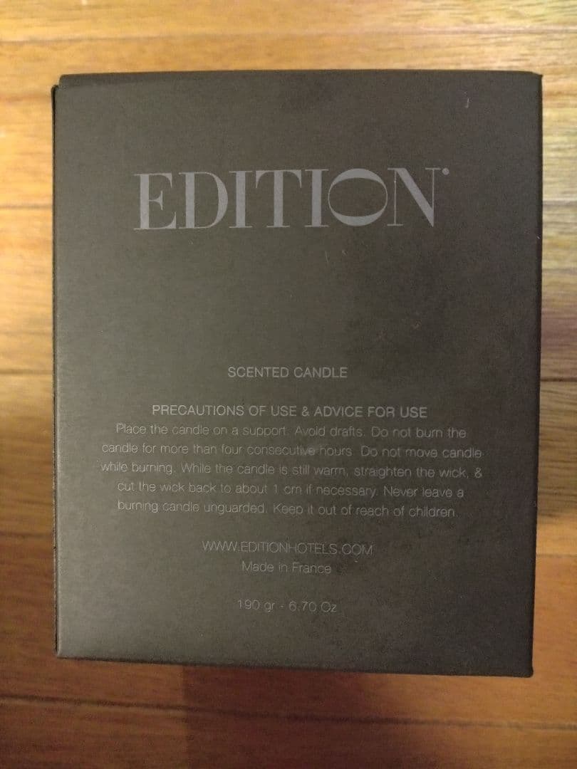 【新品未使用】東京エディション虎ノ門 Le Laboコラボ アロマキャンドル