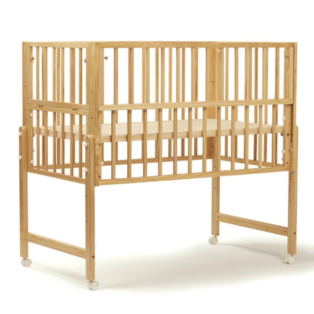 こし　ベビーベッド　yamatoya Wオープンベビーベッド