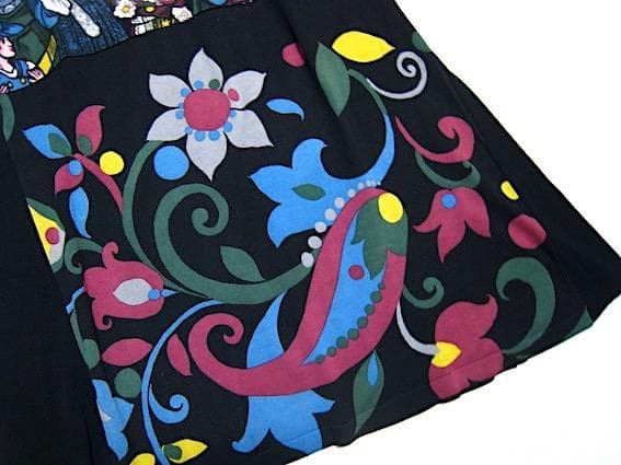 トクコプルミエヴォル☆試着のみ！女の子とお花 コットンニットチュニック☆