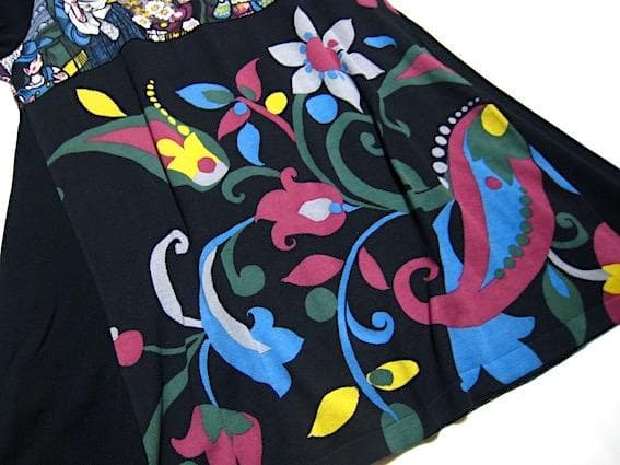 トクコプルミエヴォル☆試着のみ！女の子とお花 コットンニットチュニック☆