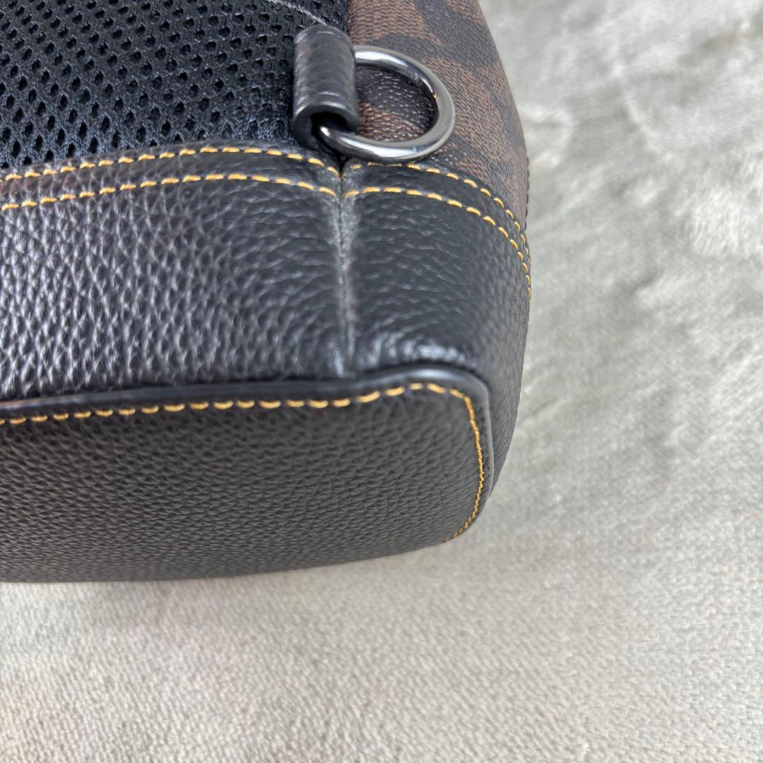 ★極美品★ COACH PVC クロスボディバッグ ハドソン シグネチャー