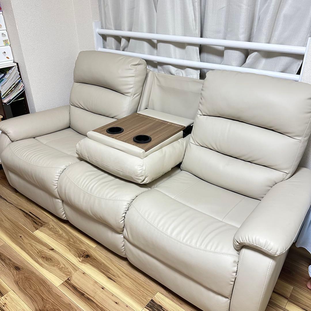 waco【美品】NITORI Nビリーバ 電動 リクライニング ソファ