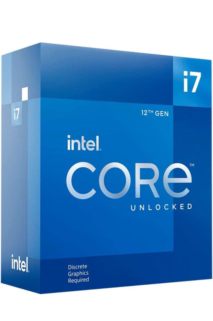 CPU 12th Gen Intel Corei7 12700KF