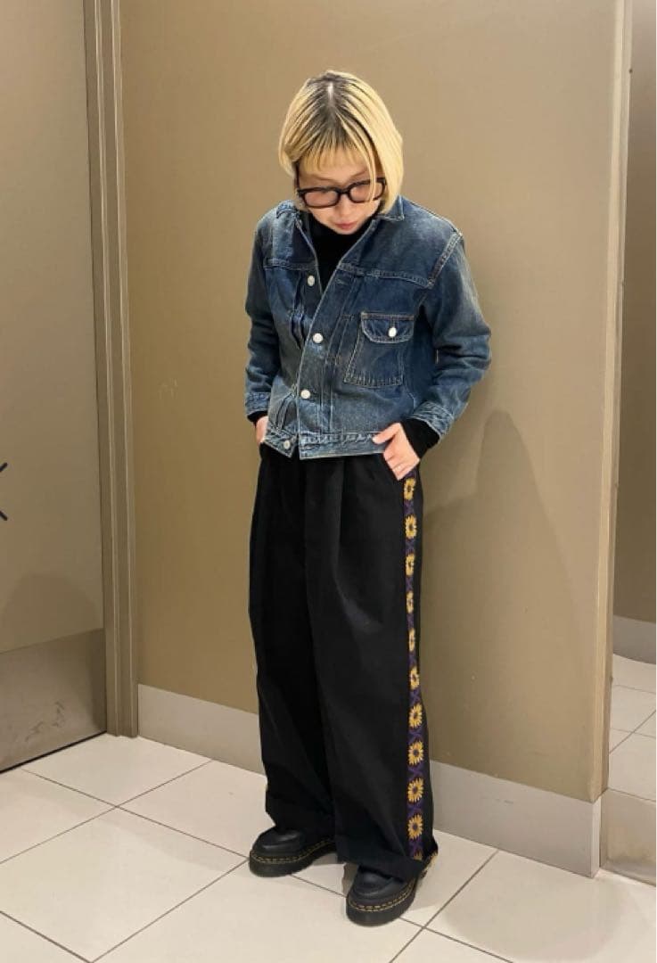 ゴートゥーハリウッド　コンパクトチノタックイージーパンツ02