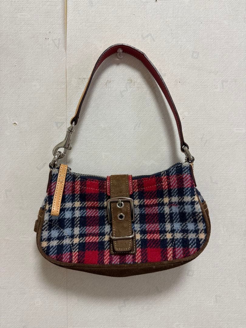 COACH チェック柄　バッグ