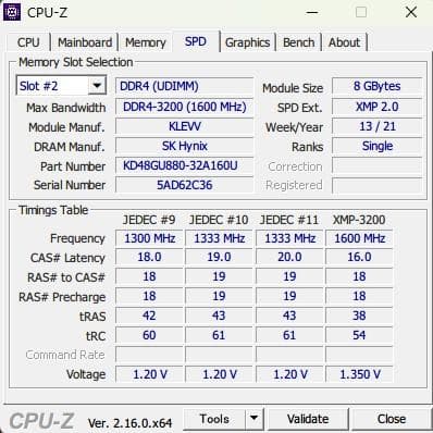 L*4様 KLEVV BOLT X DDR4 3200MHz 8GBx2(16G