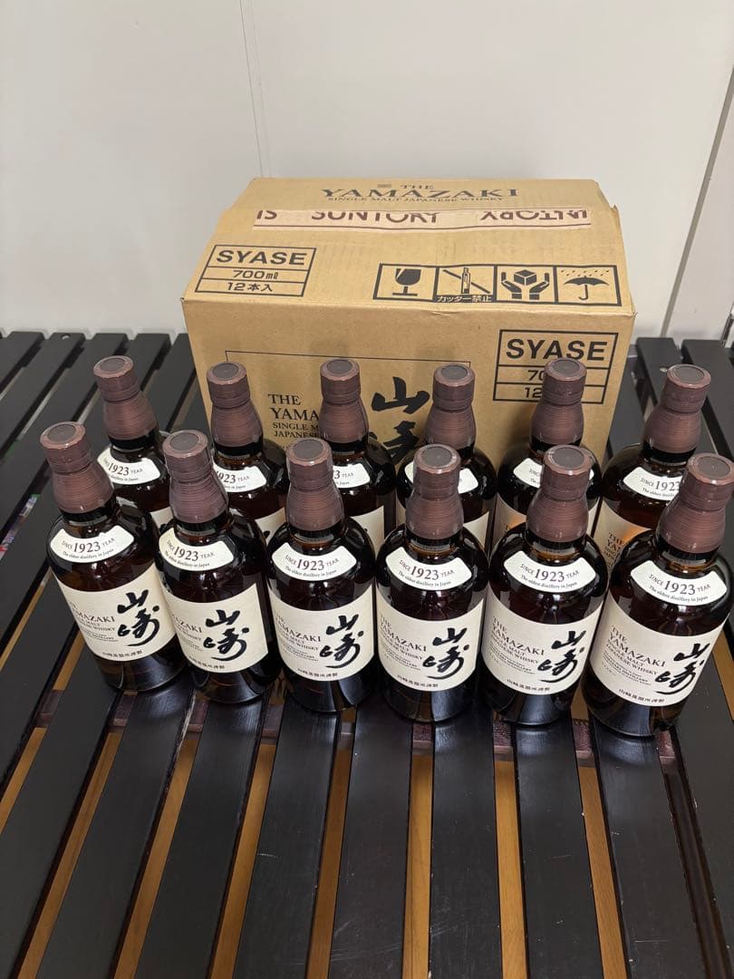 山崎 シングルモルトウイスキー 700ml 12本入