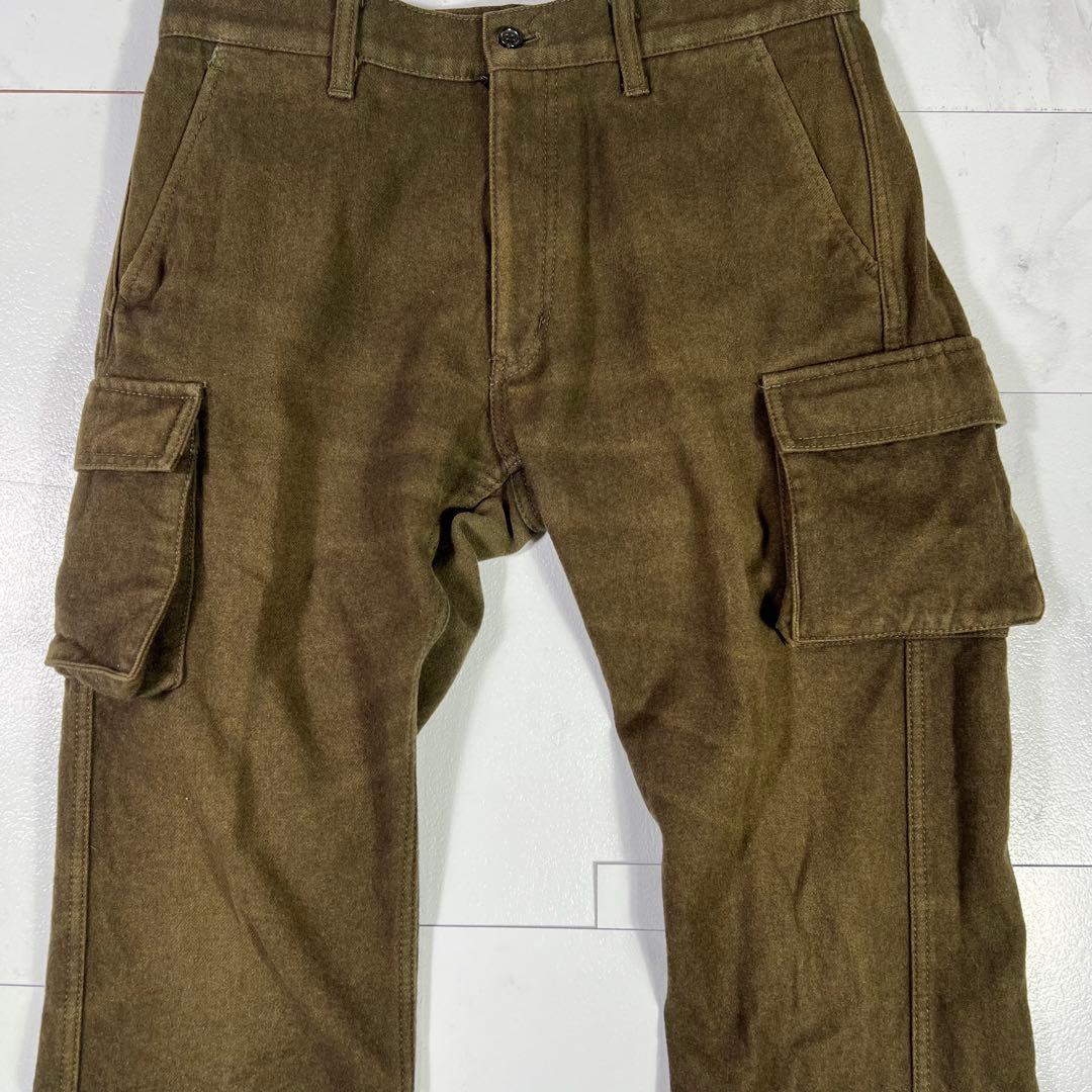 コムデギャルソンオム ウール カーゴパンツ カーキメンズ M