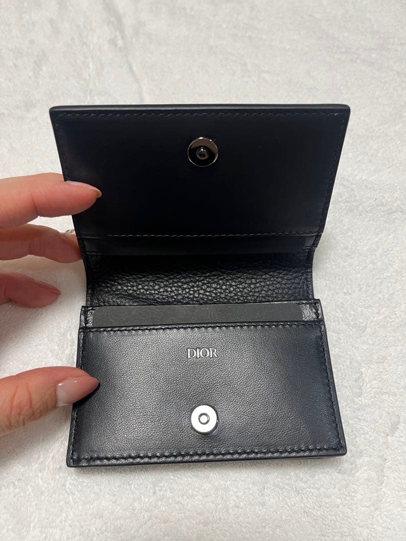 Dior ブラックレザー 名刺入れ