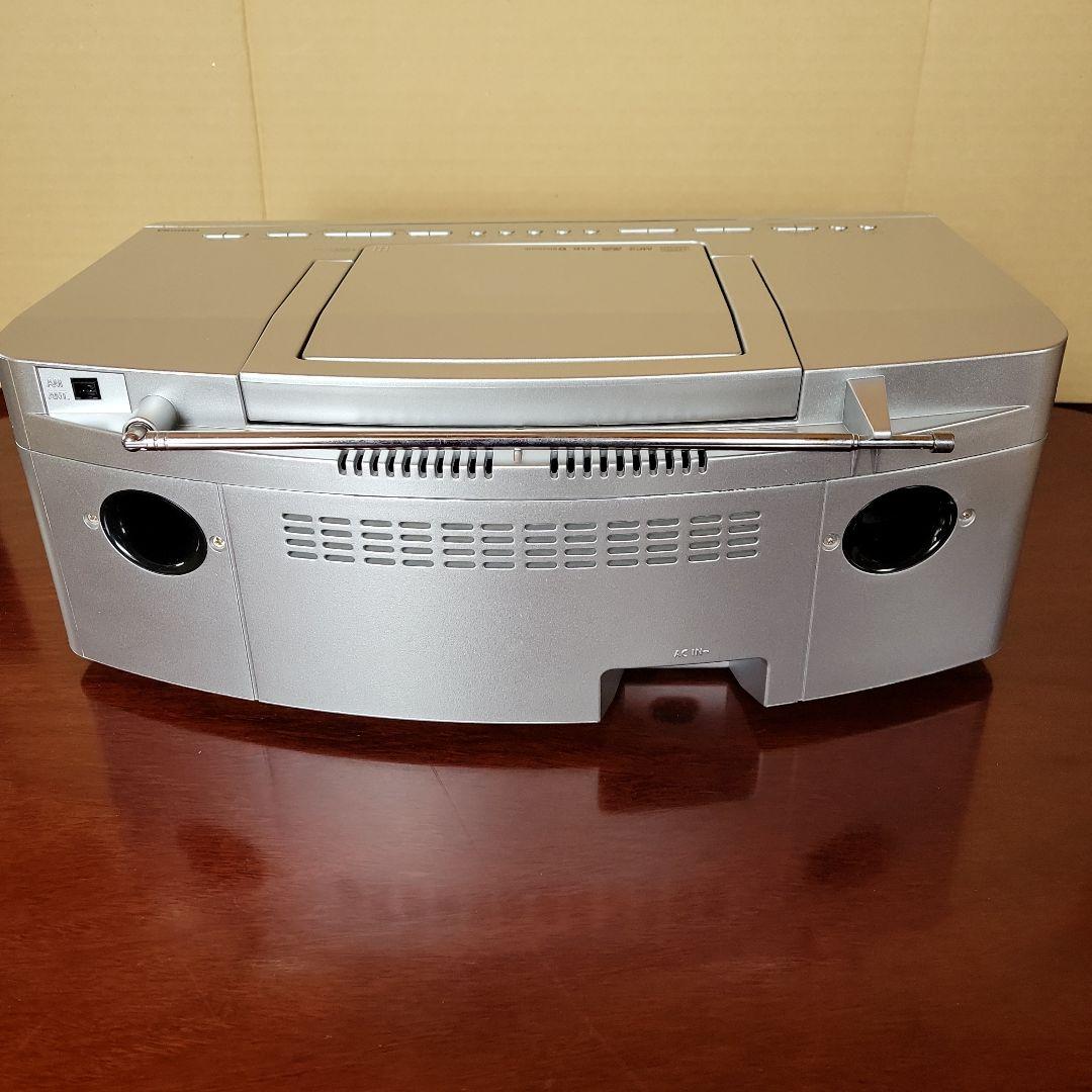 Aurex CD・カセットレコーダー　 シルバー