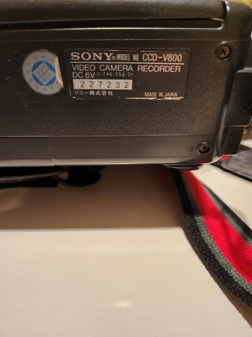 ソニー ビデオカメラ CCD-V800 Hi8