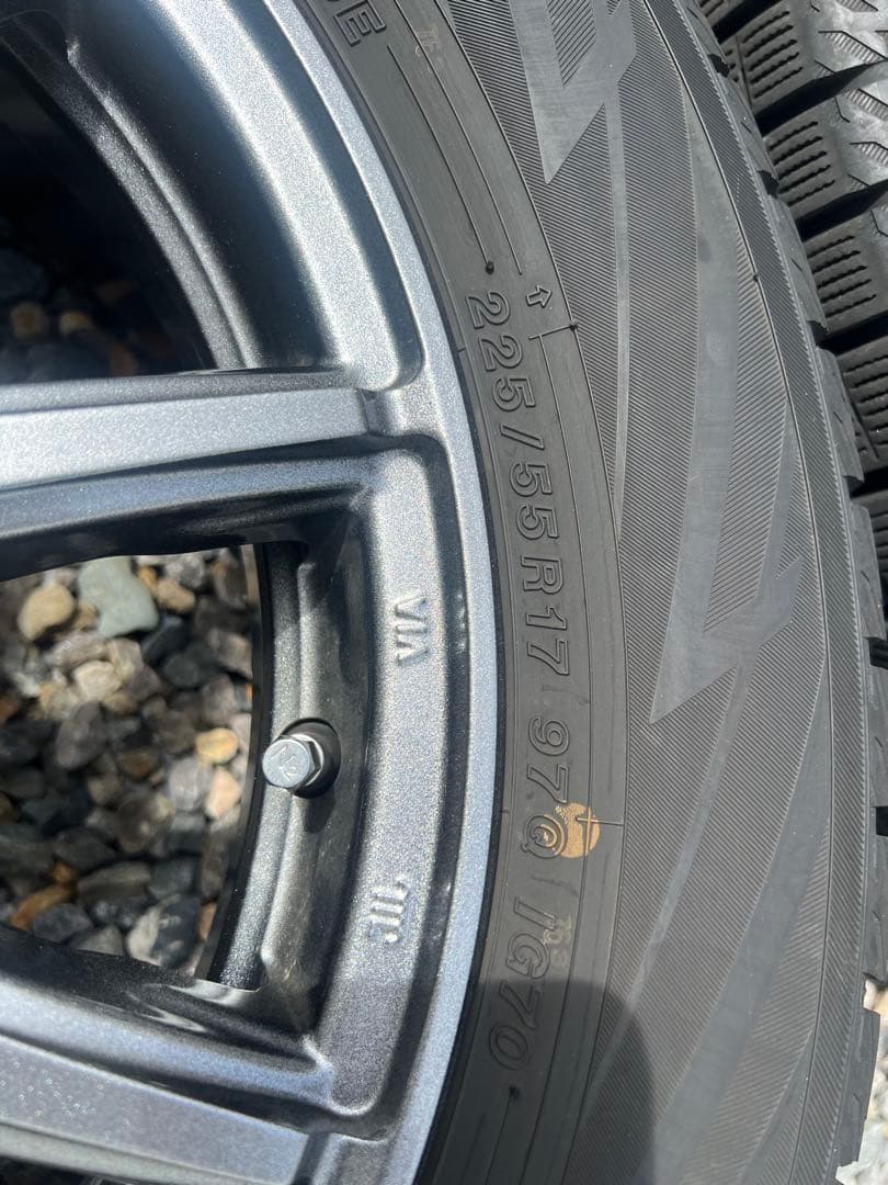 手渡し可 スタッドレスホイールセット 225/55R17