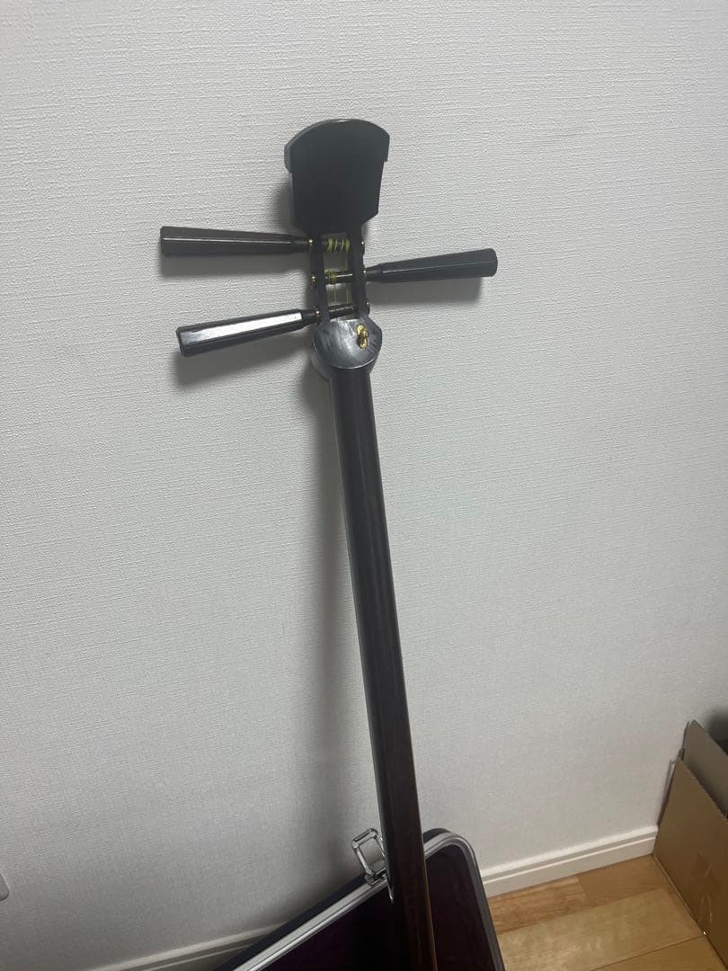 三味線本体 木製 3弦 ケース付き