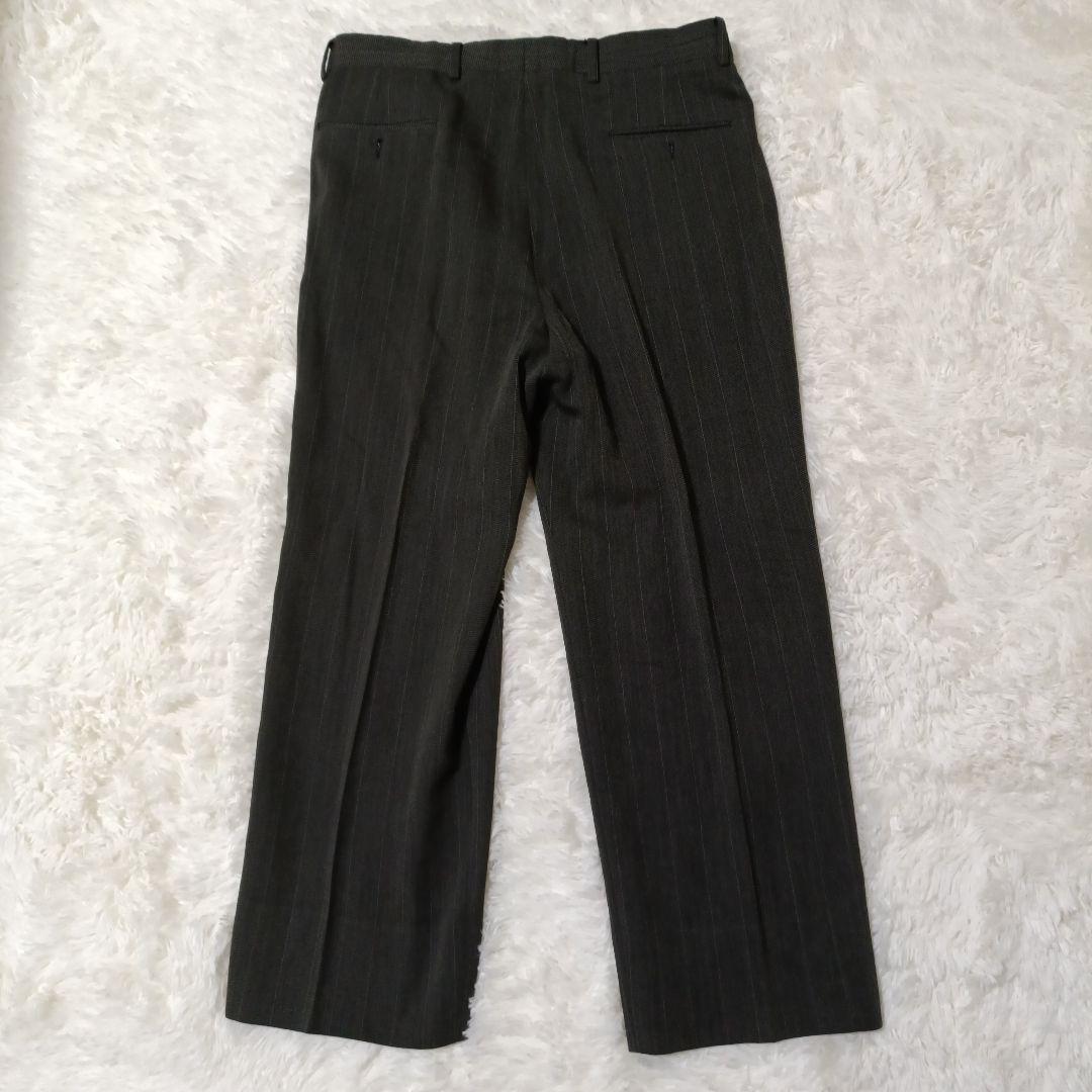 ジョルジオアルマーニ スーツ セットアップ L チャコールグレー ウール95